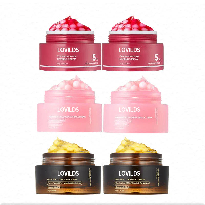 Glass Lustrous Skin Capsule Cream 2 Set